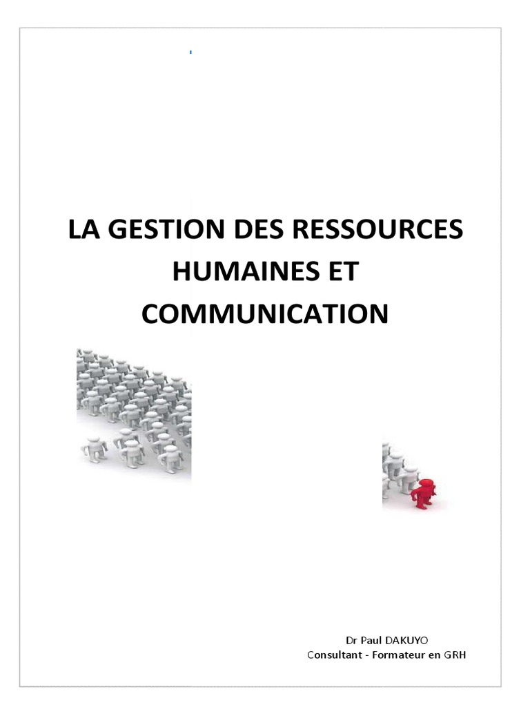 Gestion RH et Communication par Dr Dakuyo | PDF | Recrutement | Gestion ...