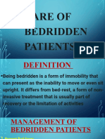 Care of Bedridden Patients