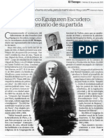 Homenaje a Francisco Eguiguren Escudero