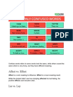 Affect vs. Effect: Confusing Words