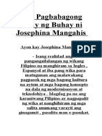 Ang Pagbabagong Kulay NG Buhay Ni Josephina Mangahis