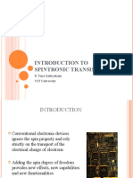 Introduction to Spintronic Transistors and Their Advantages