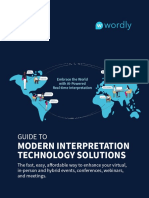Modern Interpretation Technology Solutions: Guide To