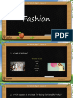 Fashion: Free Talk With Topic - Lesson 15