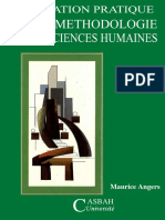 Initiation Pratique A La Metodologie Des Sciences Humaines by Maurice Angers
