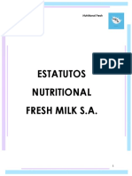 Estatutos Sociales - Fresh Milk S