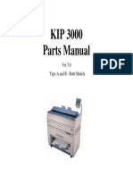KIP 3000 Parts Manual: Ver 5.0 Type A and B - Both Models