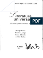 Literatura Universala Clasa Xi A