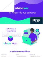 Informe de Avance y Propuesta de Trabajo Abionvox