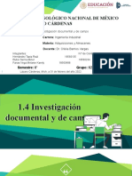1.4 Investigacion Documental y de Campo