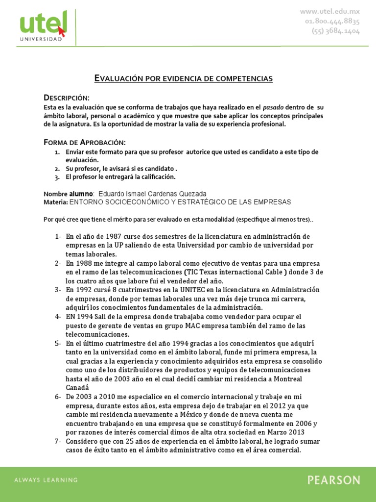 Evaluación de Competencias Laborales | PDF | México | Economias