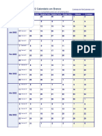 Calendario Semanal 2022 Segunda Feira