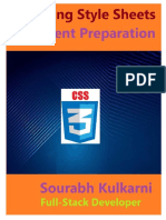 CSS Placement Preparation