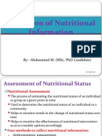 Collection of Nutritional Information