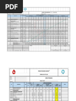 Sample of Excel Pipeline Recovery Schedule