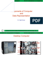 Components of Computer and Data Representation: Dr. Sajid Anwar