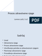 Proces zdravstvene njege