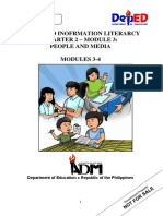 Media and Inofrmation Literarcy Quarter 2 - Module 3: People and Media Modules 3-4
