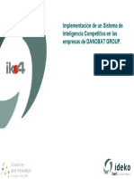 Ideko-IK4 - Implementacion de Un Sistema de Inteligencia Competitiva en Las Empresas de DANOBAT GROUP