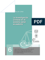 La Investigación Criminal en El Sistema Penal Acusatorio