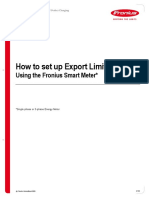 How To Set Up Export Limiting: Using The Fronius Smart Meter
