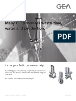 Many CIP Processes Waste Time, Water and Production