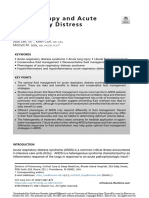 Fluid Therapy and Acute Respiratory Distress Syndrome: Jisoo Lee,, Keith Corl,, Mitchell M. Levy
