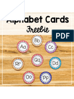 Alphabet Cards: Freebie