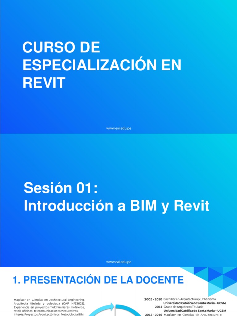 Curso Revit: Especialización en BIM | PDF | Autodesk Revit | Economias