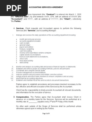 Service Contract