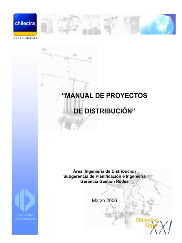 Manual de Proyectos de Distribucion - Chilectra | PDF