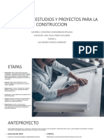 Etapas de Los Estudios y Proyectos para La Construccion