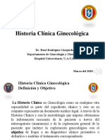 Historia Clinica Ginecologica 2020 Marzo