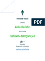 Grasshopper Fundamentosde Programação IICertificate