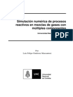 Simulación gases reactivos múltiples componentes