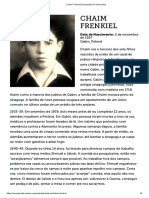 Chaim Frenkiel biografia Holocausto