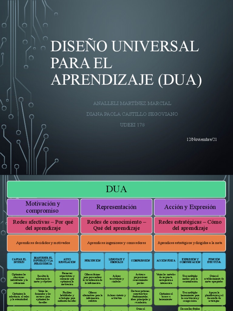 Diseño Universal para El Aprendizaje | PDF | Aprendizaje | Comunicación