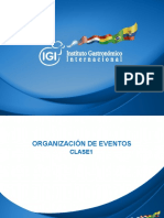 Prof Gastronómico 2 - Organización de Eventos