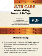 HEALTH CARE DECISION MAKING PROCESS