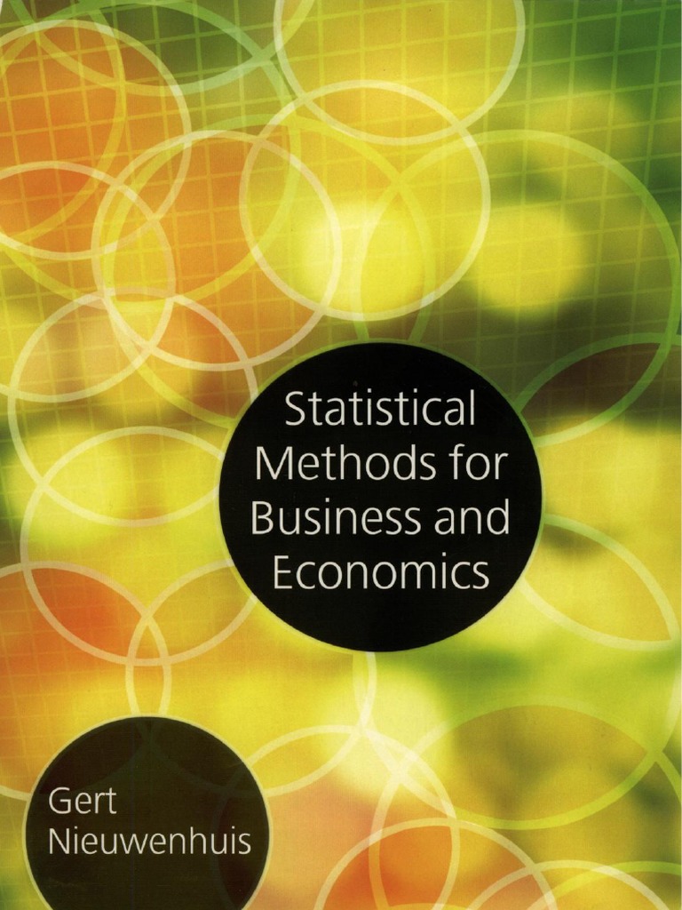 Book Statistical Methods For Business and Economics | PDF
