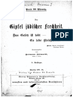 Ahlwardt, Hermann - Der Gipfel Juedischer Frechheit - Das Gesetz Ist Todt - Es Lebe Bleichroeder (1891, 16 S., Scan, Fraktur)