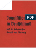 Alckens, A. - Inquisition in Deutschland Und Der Ketzermeister Konrad Von Marburg (1934, 20 S., Scan-Text, Fraktur)