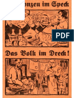 Arendt, Paul - Die Bonzen Im Speck - Das Volk Im Dreck (1931, 28 S., Scan, Fraktur)