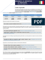 Formas verbales en italiano: gerundio e infinitivo