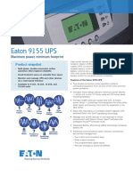 Eaton 9155 UPS: Product Snapshot