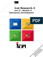 Practical Research 2: Quarter 2 - Module 2: Instrument Development
