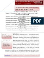 Phytochemical Analysis of Leaf Extract of Englerina: Drummomdii Balle Ex Polhill & Wiens