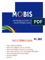 Introduction To Incoterms 2000