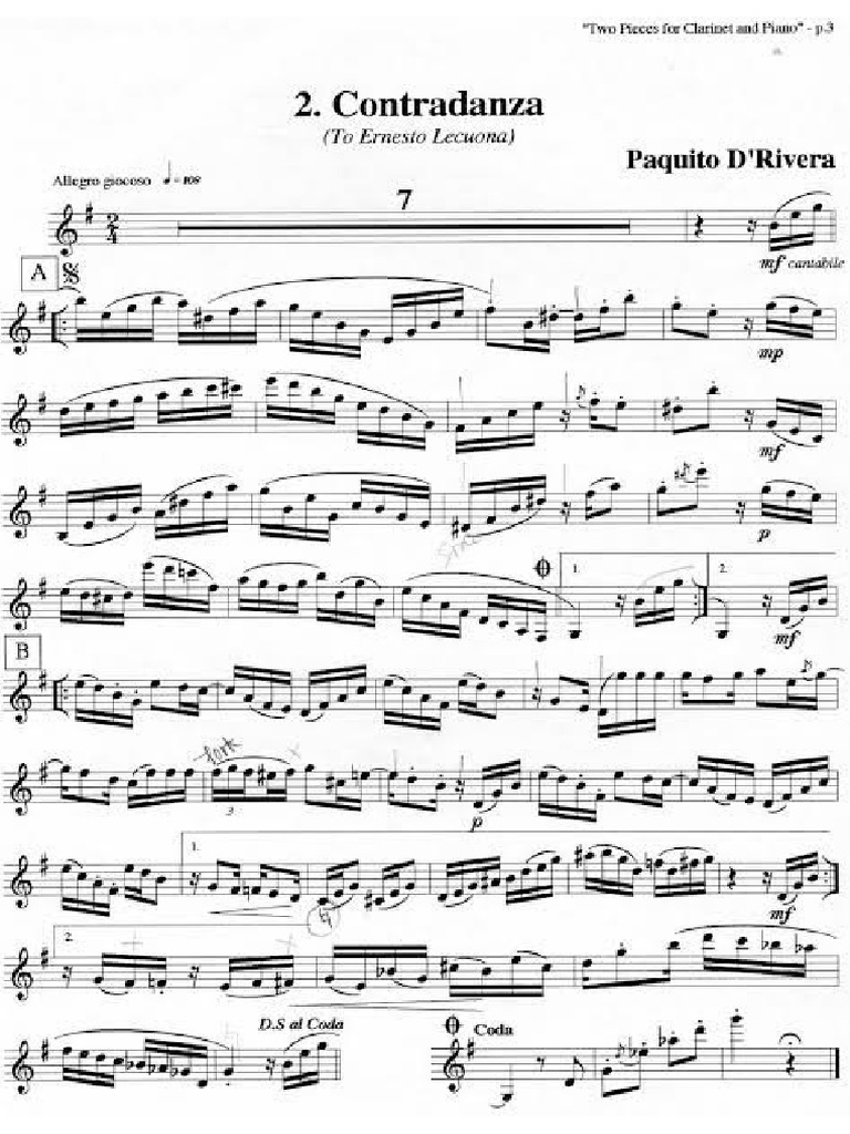 Contradanza | PDF