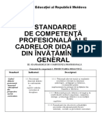 Standarde Cadre Didactice Modul I